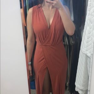 Free People Dress in Burnt Orange